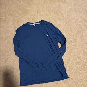 Men's Blue Long Sleeve Shirt